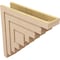 Ekena Millwork 6"W x 24"D x 24"H Thin Landon Rough Cedar Woodgrain TimberThane Corbel, Primed Tan CORUR06X24X24LANRCPR - alternate 5